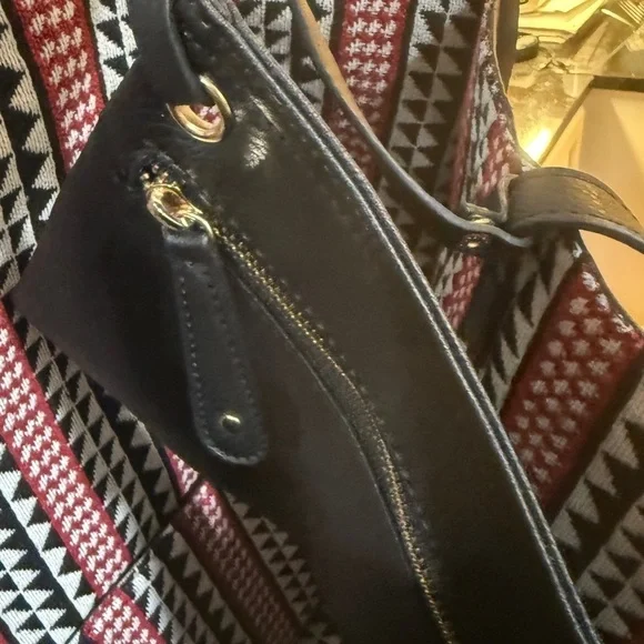 Red Camel Black Tote Bag w attached wallet inside tribal print LNWOT! Grandma - Picture 5 of 7